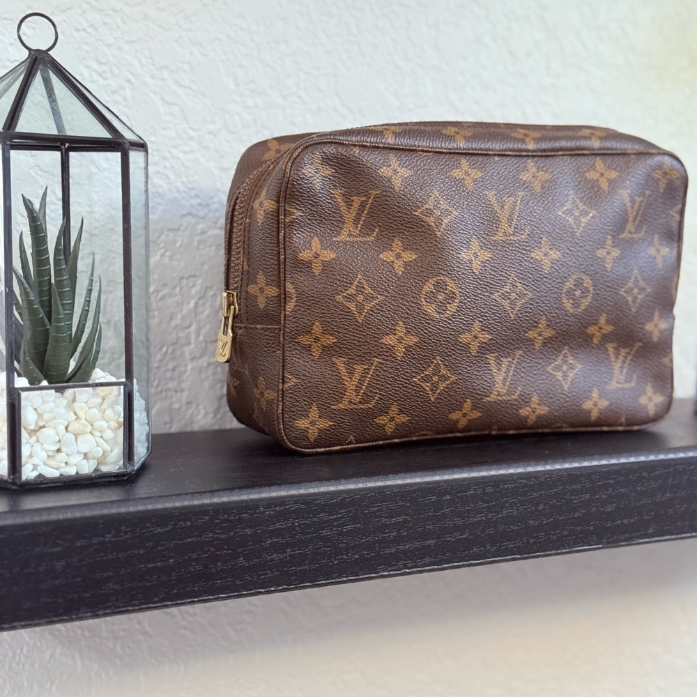 Brown Monogram cosmetics bag